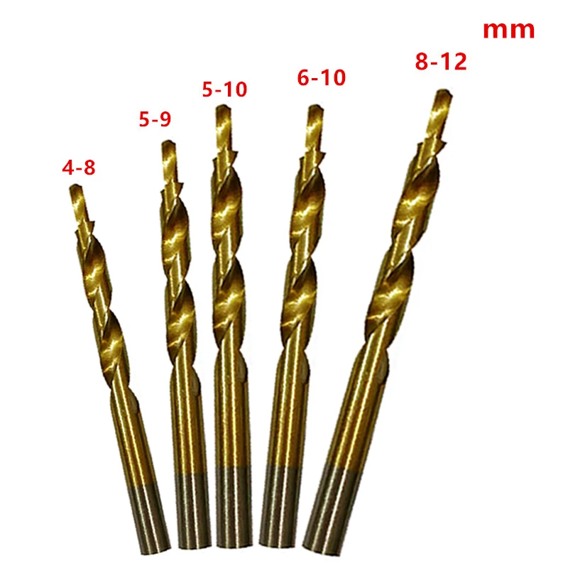 HSS twist step drill bit, window door bit, shift pocket hole drill bits For Woodworking Kreg Manual Pocket Hole Drill