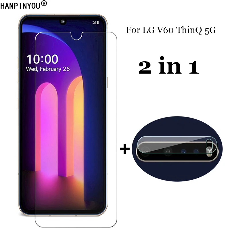 2-in-1 Tempered Glass For LG V60 ThinQ 5G 6.8