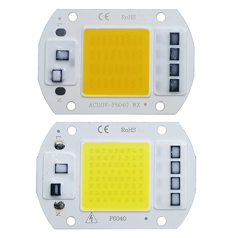 LED Chip AC 220V 240V 10W 20W 30W 50W COB Chip LED Lamp No Need Driver for Flood Light Spotlight Outdoor DIY Lighting