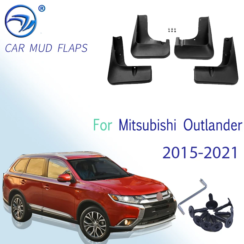For Mitsubishi Outlander 2015 2016 2017 2018 Front Rear Car Mud Flaps Mudflaps Splash Guards Mud Flap Mudguards Fender