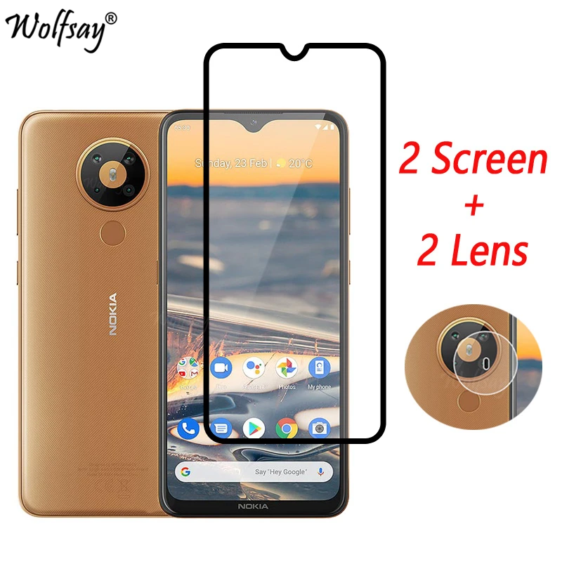 Tempered Glass For Nokia 5.3 Screen Protector For Nokia 5.3 Camera Glass For Nokia 5.3 Glass Nokia 3.4 5.4 2.4 1.4 2.2 3.2 2.3