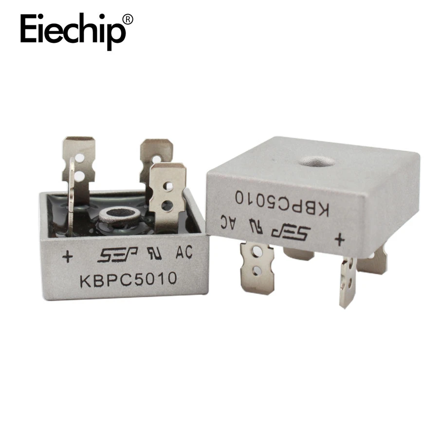 2PCS KBPC5010 Diode bridge rectifiers diodes 50A 1000V KBPC 5010 power rectifier diode electronic components