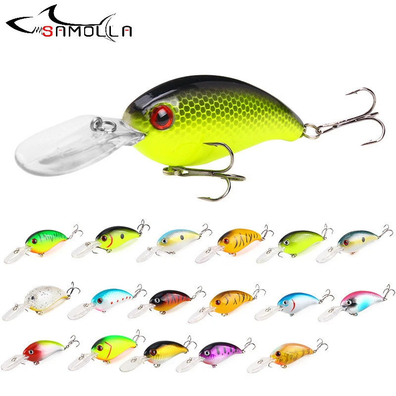 Crankbait Fishing Lure Weights13.6g Articulos De Pesca Isca Artificial Fake Fish Crank Bait 0.5-1m Sinking Fishing Lures 2019