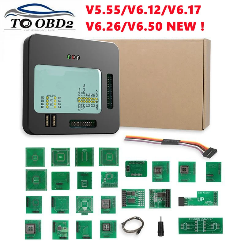 XProg-M Xprog m V5.55 V6.12 V6.17 V6.26 V6.50 ECU Chip Tunning Programmer X Prog M Box 6.26 6.12 6.50 XPROG-M 5.55 Without USB