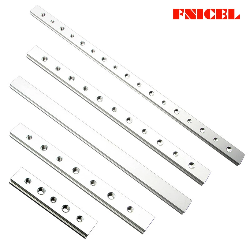 100mm 200mm 300mm 450mm Aluminium M6 M8 Slide Slab T Track Slot for Miter Track Fixture Slot Woodworking Tool Router Table Tools
