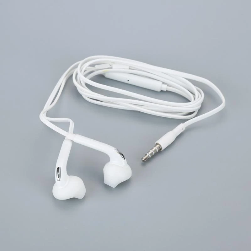 Wired Headset Earbuds White In-Ear Earphone With Microphone Portable High-Quality Earphone For Samsung Galaxy S6 TSLM1