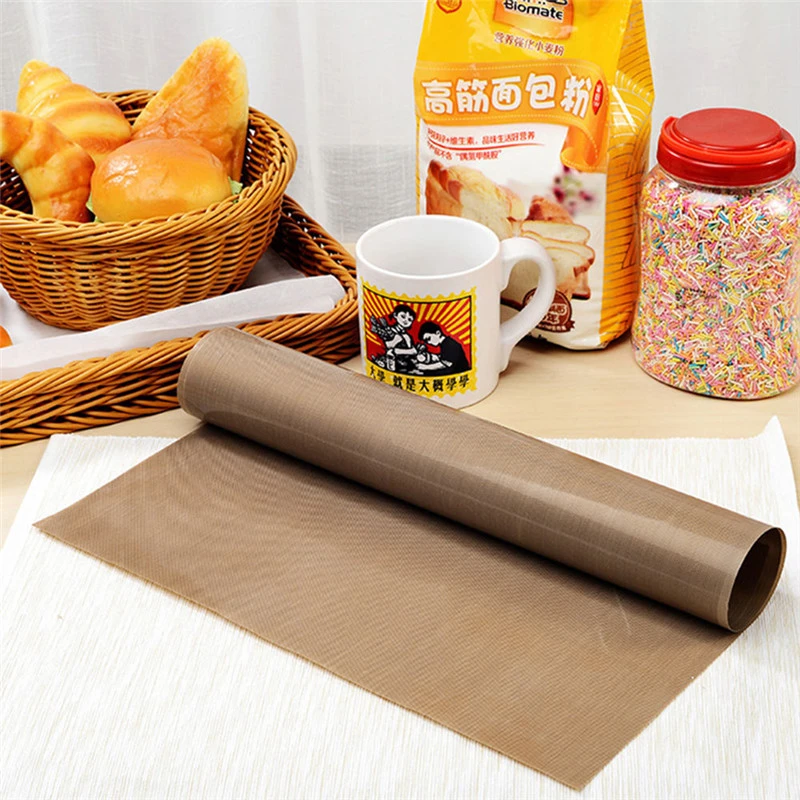 2 Sizes Baking Mat High Temperature Resistant Sheet Pastry Baking Oilpaper Heat-resistant Pad Non-stick For Outdoor BBQ