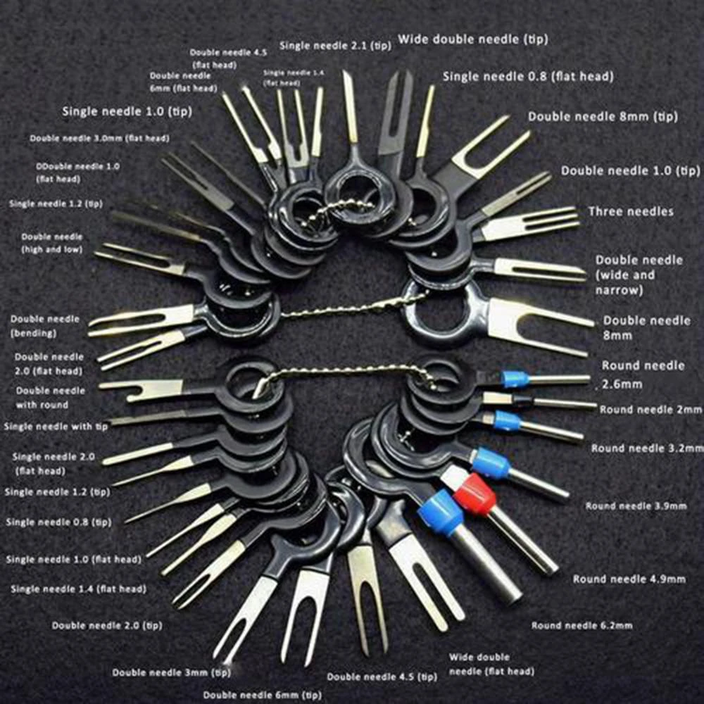 2020 New Car Terminal Removal Kit Wiring Crimp Connector Pin Extractor Puller Terminal Repair Professional Tools