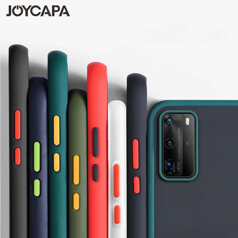 Matte Shockproof Armor Case For Huawei P30 P20 P40 Lite Mate 30 20 Pro P Smart Plus Z Y9 Prime 2019 Nova 5T 5i 6 7i Clear Cover