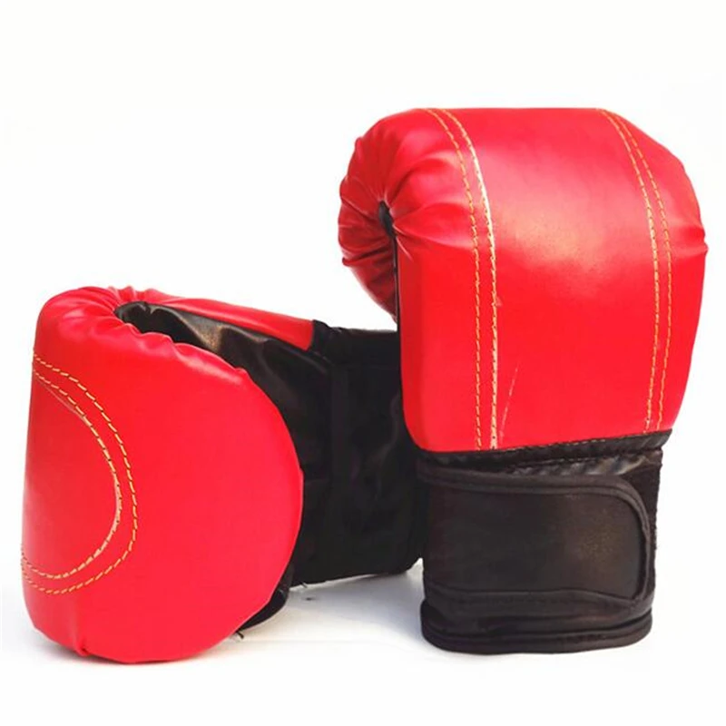 1Pair Red&Black Adult Boxing Gloves Professional Sandbag Liner Gloves Men/women Boxing Gloves For Training Fitness Exercise