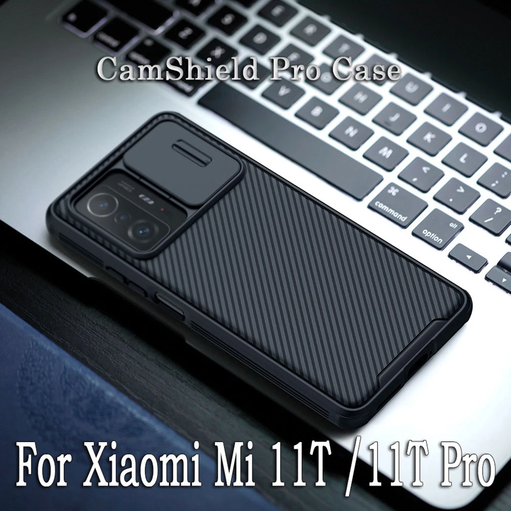 For Xiaomi Mi 11T Mi11T Pro Case NILLKIN CamShield Pro Classic Slide Lens Back Cover For Xiaomi 11T Pro Protection Camera Shell