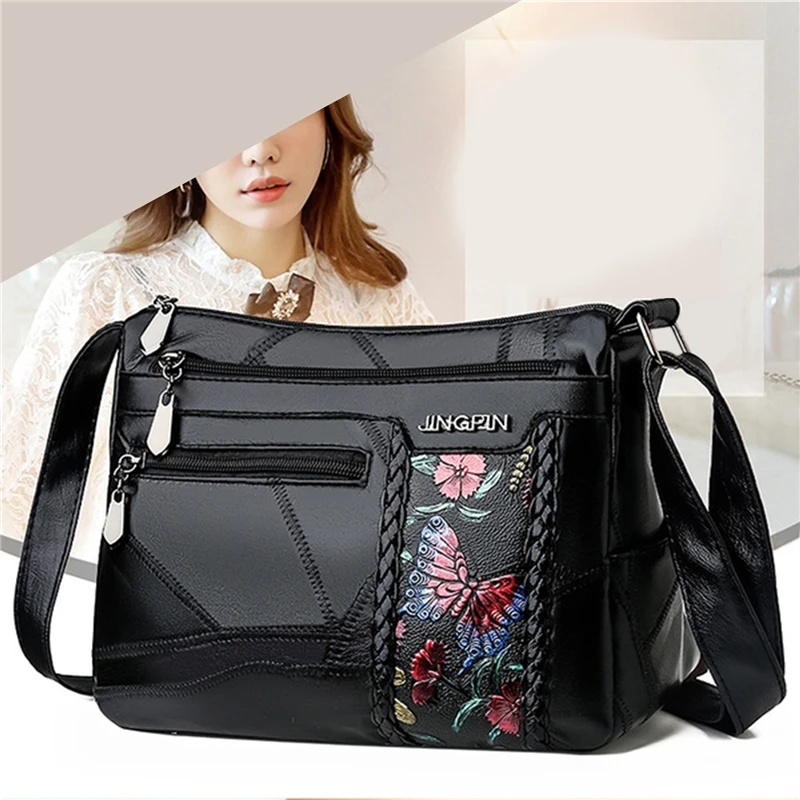 Luxury Floral Print Handbags Women Bags Designer Crossbody Bags Women Small Messenger Bag Women's Shoulder Bag Bolsa Feminina