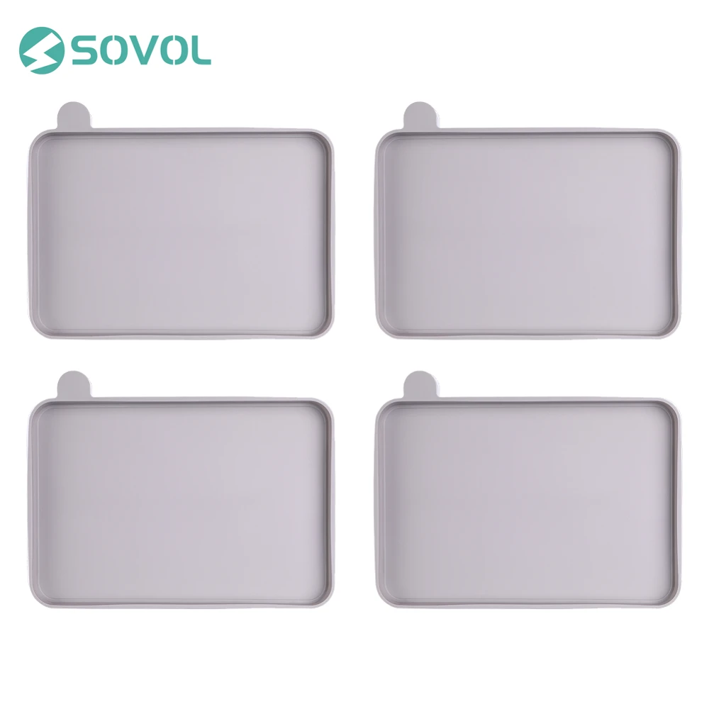 4 Pcs Sovol 178*120*30mm Silicone Tank Covers for Resin Vat Compatible with Anycubic Photon S DLP SLA 3D Printer Parts