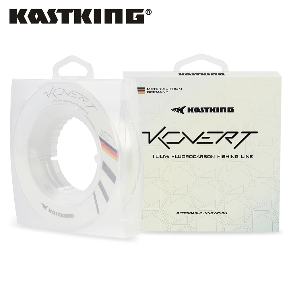 KastKing Kovert 23m 46m 183m 4-50LB 0.16-0.7mm 100% Carbon Sinking Fishing Line Strong Fluorocarbon Leader Line German Material