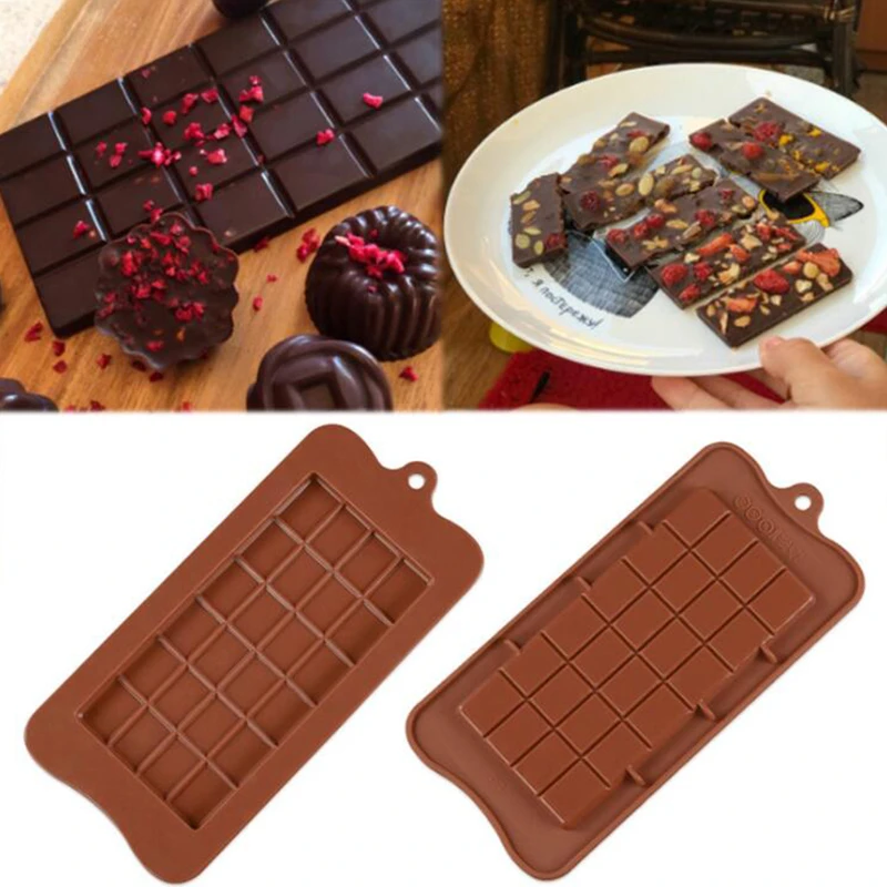 Chocolate Molds Bakeware Cake Molds High Quality Square Eco-friendly Silicone mold DIY 1PC food grade 24 Cavity