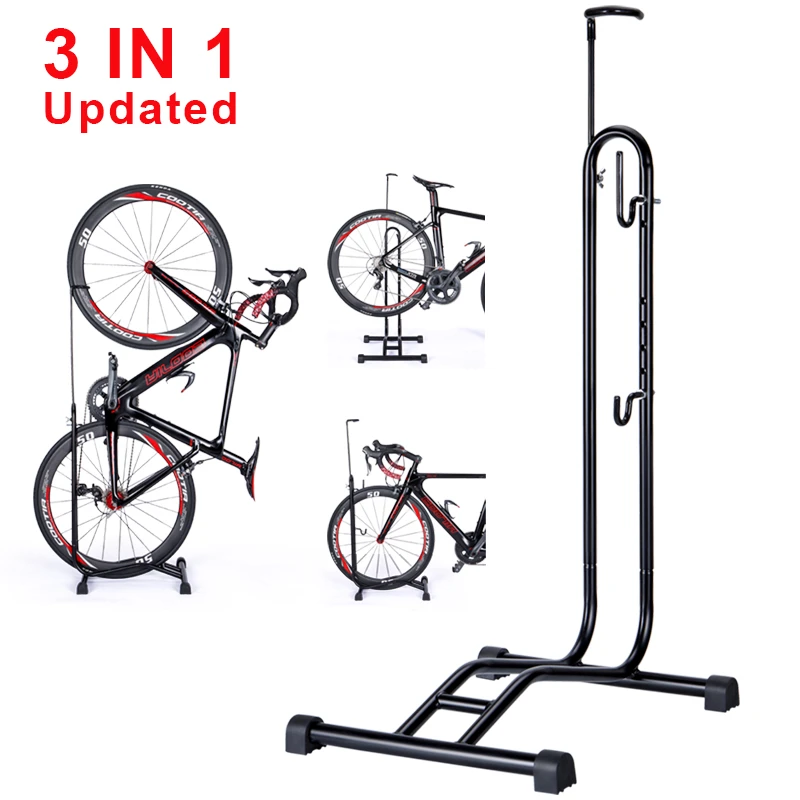 Vertical/ Horizontal Bicycle Stand Indoor Bike Storage Parking Stand For 24-29