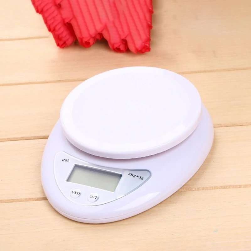 5kg*1g Food Diet Precision Digital Scale Kitchen Postal Scales Balance weight Electronic Scale Weighing LED Electronic Scale