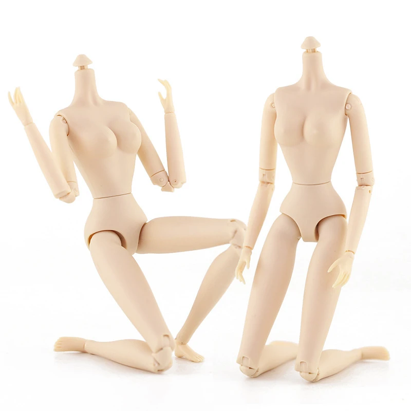 28cm heigh Ball Joints Naked Body for 30cm Doll 28 Joints Moveable Female Body Girl Toys for Children new arrival