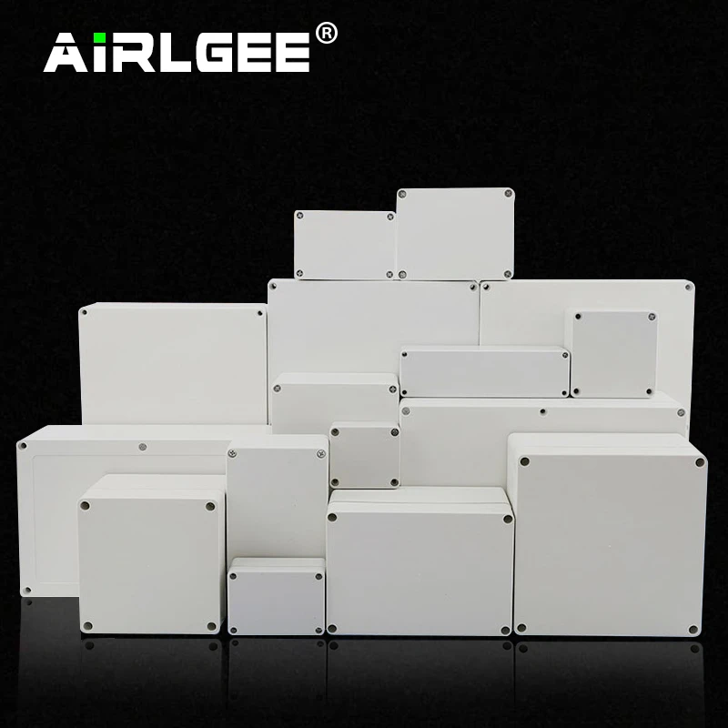 Economy F Series DIY Outdoor Monitoring power box Electrical Enclosure Case ABS Plastic Waterproof  Sealed Junction Wire Box