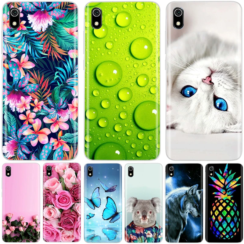 Silicone Case For Xiaomi Redmi 7a Case Full Protective Soft TPU Back Cover Redmi 7 a Bumper Phone Case For Xiaomi Redmi 7A Cover