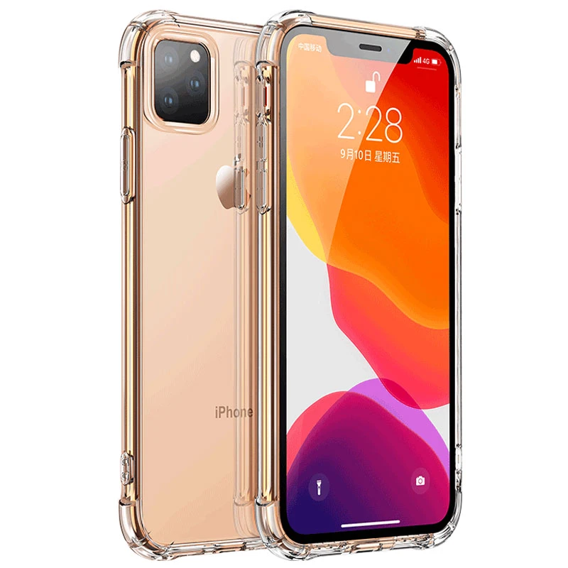 Luxury Transparent Shockproof Silicone Case For iPhone 11 X Xr Xs Max Case 12 11 Pro Max 8 7 6s Plus SE Case Silicone Back Cover