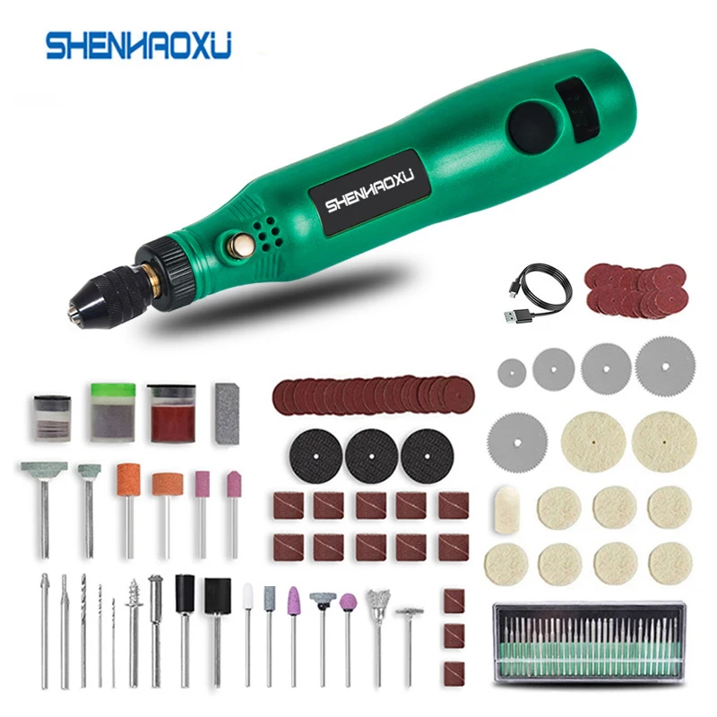 Mini Cordless Drill Power Tools 3.6V Electric Drill Grinder Auto chuck head Accessories Set  Wireless Engraving Pen For Dremel