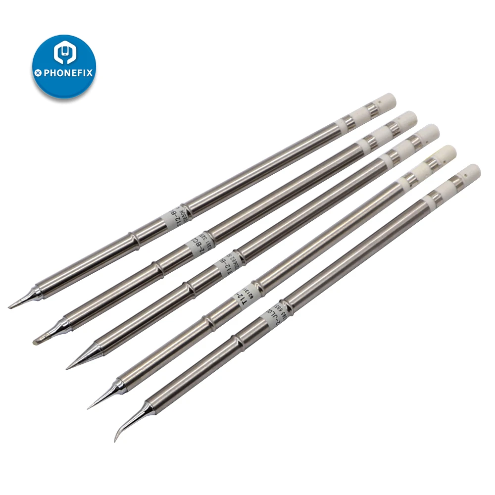 T12 Soldering Iron Tips T12 Series Electric Iron Tip T12 BC1/KU/JL02/BL/ILS For Hakko FX-950 951 952 Soldering Rework Station