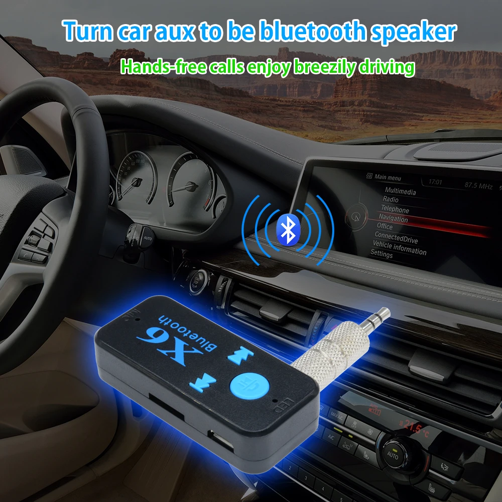 Portable Bluetooth 5.0 Audio Receiver Mini 3.5mm HIFI AUX Stereo Bluetooth For TV PC Wireless Adapter For Car Speaker Headphones