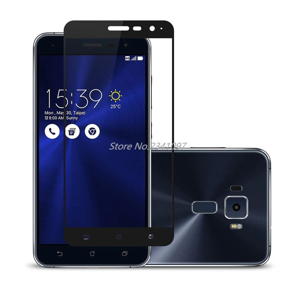 FUll Cover Tempered Glass for Asus Zenfone 3 Max ZE520KL Laser ZE553KL ZC553KL ZE552KL Live ZB501KL ZB602KL Max Pro M2 Protector