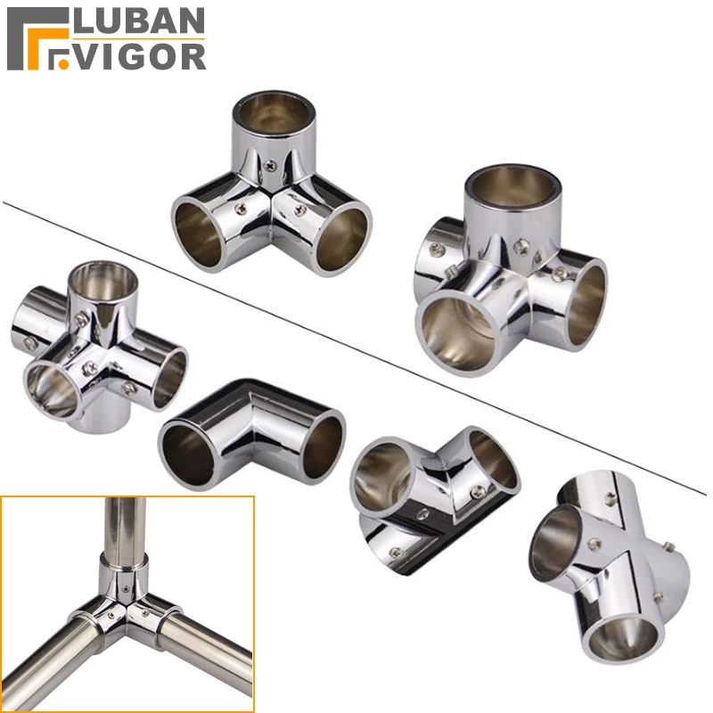 Zinc alloy connector for 25mm tube/pipe,Movable fastening,Clothes rack Display rack Connector fittings