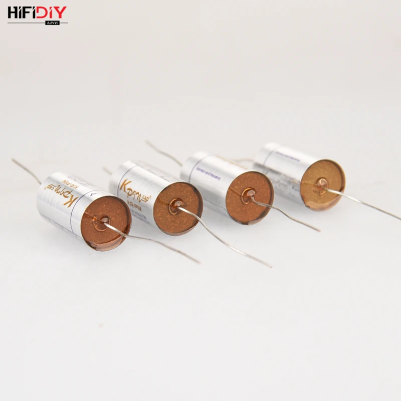 HIFIDIY LIVE Silver MKP capacitor non-polar frequency divider capacitor AUDIO nourishments 0.1uf 0.22uf 0.33uf 0.47uf 0.68uf
