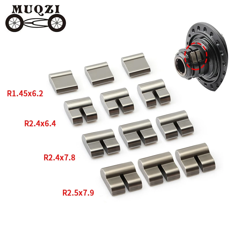 MUQZI 3Pcs Bike Ratchet Hub Cassette Pawl R1.45/2.4/2.5 Freewheel Body Tower Base Pawl Repair Maintenance Part Accessories