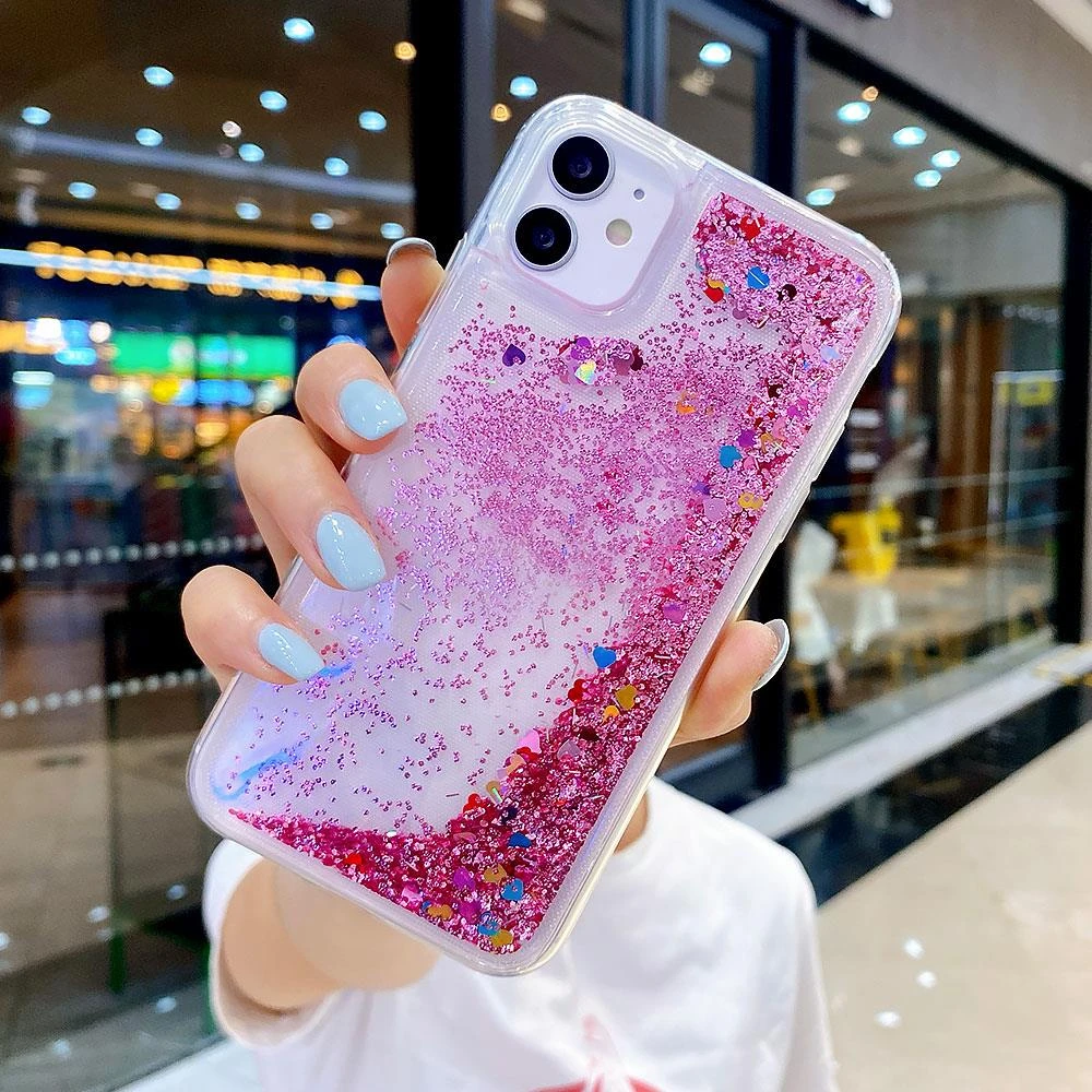 Quicksand Liquid Case For Xiaomi Redmi Note 9 10 Pro 8T Case Glitter Cover Redmi 9 9A 9C 9T Mi 10T Pro 11 Ultra Poco X3 M3 F2 F3