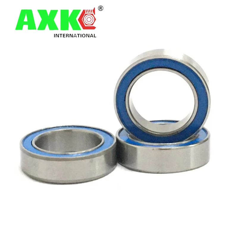 10PCS 10X15X4 6700 2RS ABEC3 10X15X4mm Blue Rubber Seals bearing Model bearing  By AXK
