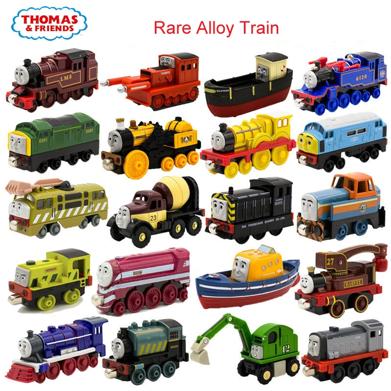 Rare Thomas And Friends Alloy Train Hiro Captain Den 1:43 Metal Diecast Magnetic Locomotive Boys Toys Christmas Birthday Gift