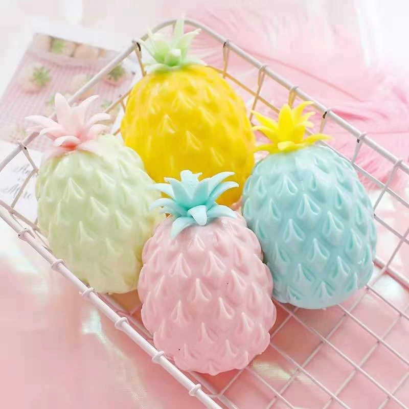 New Anti Stress Fun Soft Pineapple Ball Stress Reliever Toy Children Adult Fidget Squishy Antistress Creativity Sensory Toy Gift