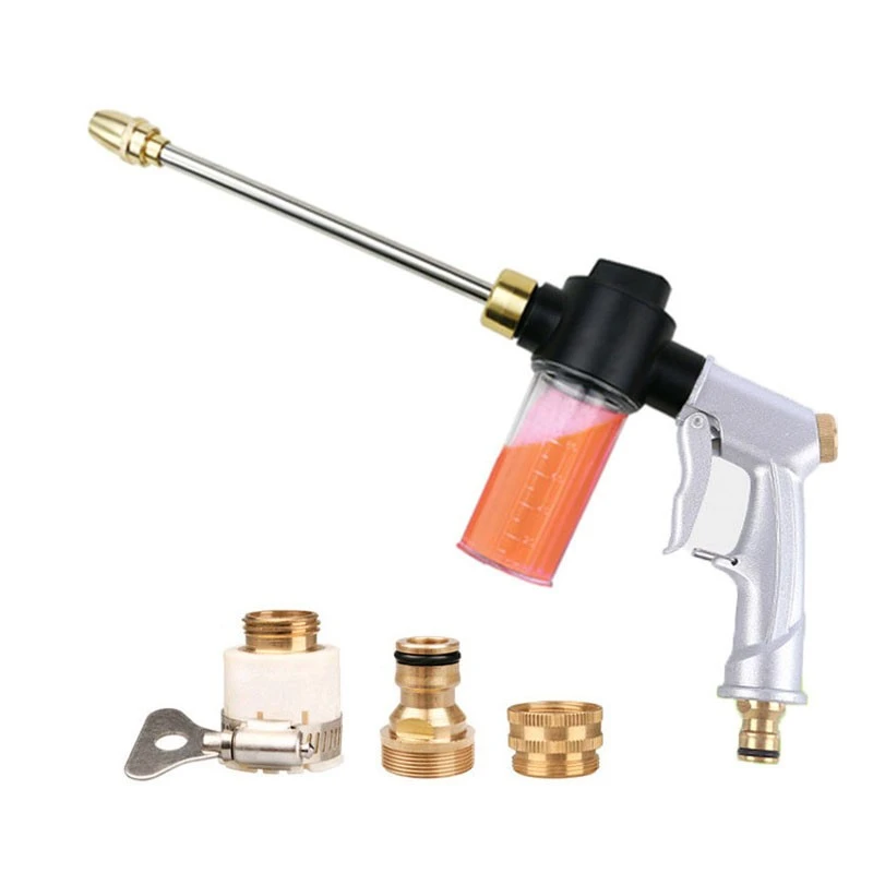 Dropshipping High Pressure Washer Water Spray Gun Washing Car Garden Watering Hose Nozzle Sprinkler Foam Water Gun Cleaning Tool