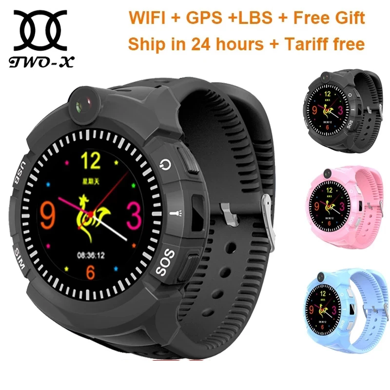 Gps Smart Watch Baby Watch Q360 With Wifi Touch Screen SOS Call Location Devicetracker For Kid Safe Anti-Lost Monitor Pk Q90