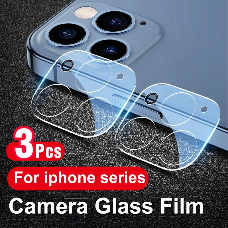 3PCS Rear Camera Lens Protectors Cover For Iphone12 Iphone 13 Pro Max Case Tempered Glass For I phone 12 13 Pro Mini Coque Funda