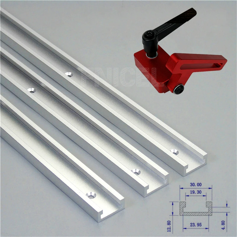 Miter Track Stop ,Aluminium alloy T-tracks Slot Miter Track Jig Fixture T-Slot Woodworking Tool Miter Track Stop DIY Manual