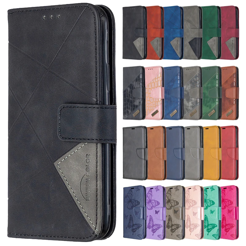 Wallet Flip Case on For Xiaomi Redmi Note 10 Note10 Pro 10Pro Max 10S S Cover Case Magnetic Leather Stand Phone Protective Bag