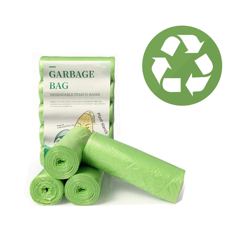 Biodegradable Garbage Bags Ecological Products Disposable For Trash Can Home And Kitchen Wastebasket Compostable Good Household