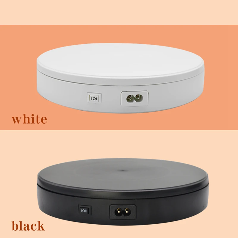 Max Load 5KG Multifunctional Rotating Display Stands Electric Turntable 360° Rotation Noiseless Rotating Table Jewelry Stand