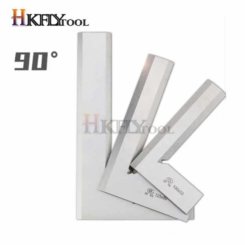 Machinist Square 90 Degree Right Angle Engineer Set Precision Ground Steel Hardened Angle Ruler gauge square ruler Protractor