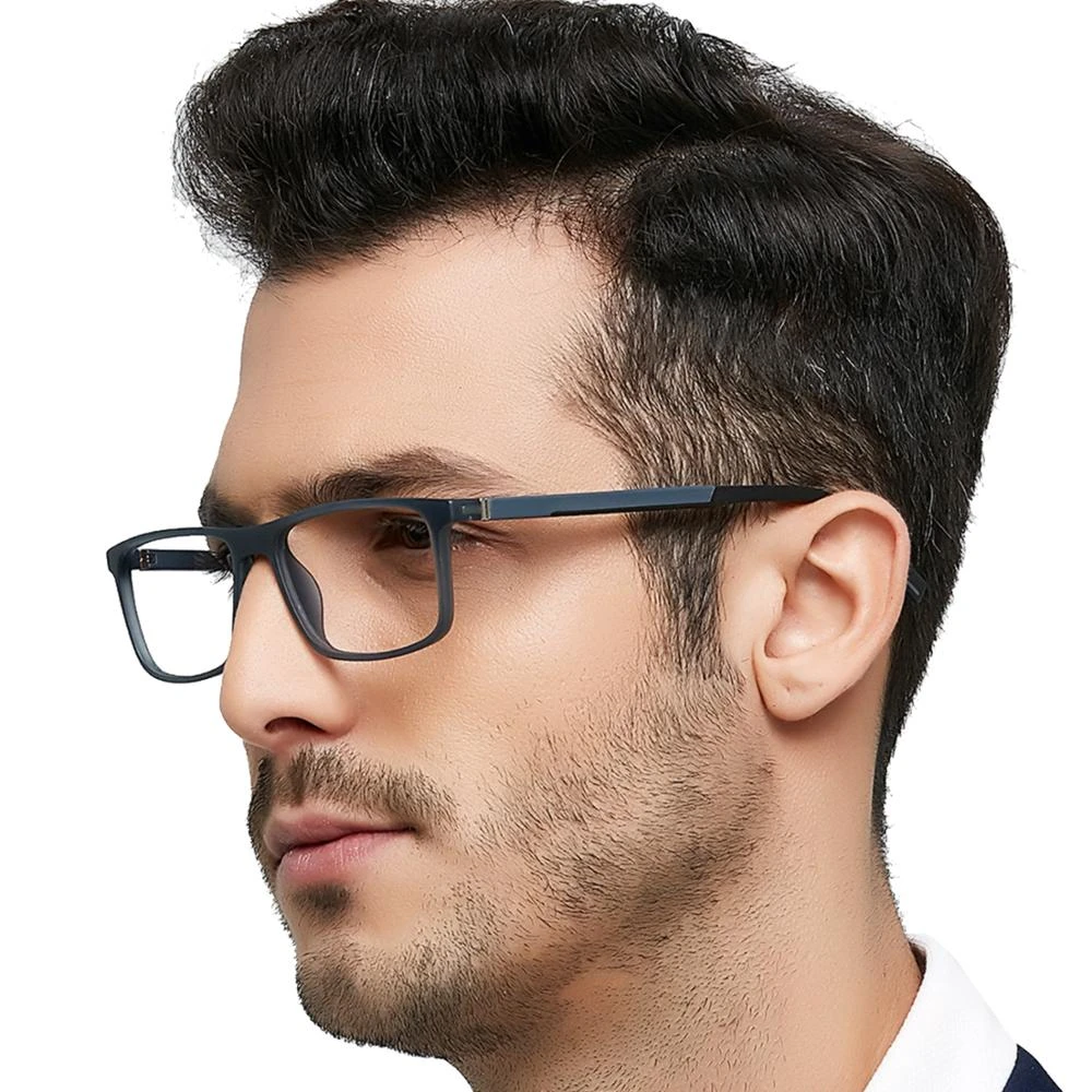 MARE AZZURO Reading Glasses Men TR90 Blue Light Frame Presbyopia Eyewear Computer Eyeglasses Frames Anti Glare +1.0 +1.5 To+6.0