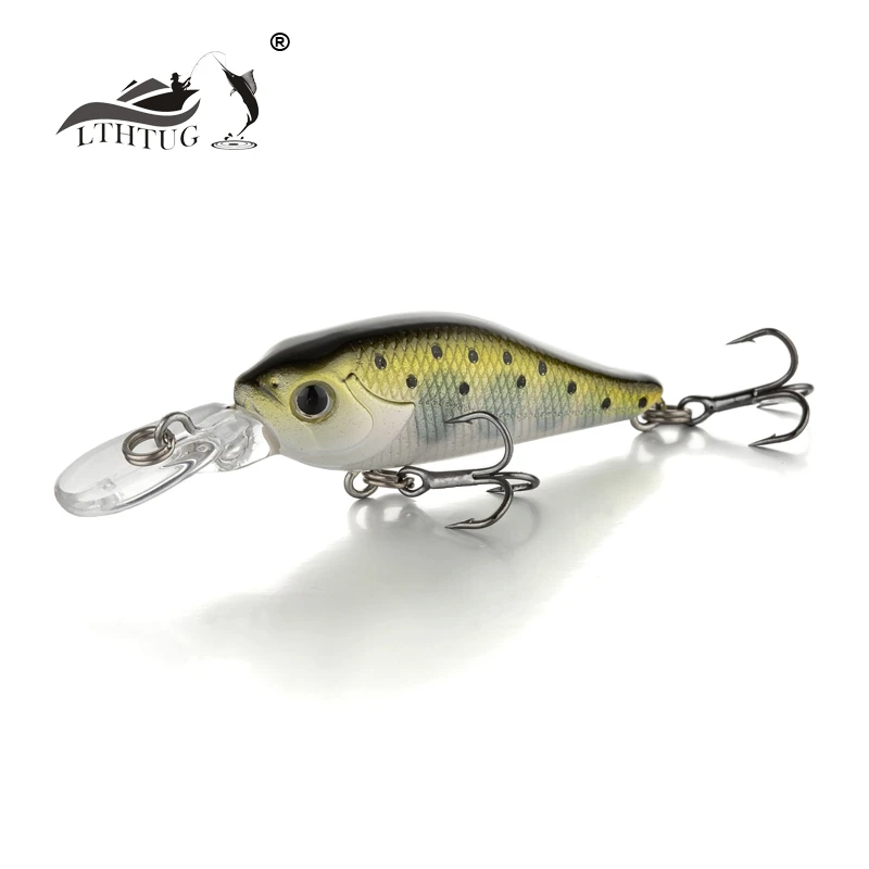 LTHTUG Japanese Design Pesca Stream Fishing Lure 40mm 2.5g Floating Minnow Crank Isca Artificial Baits For Bass Perch Pike Trout