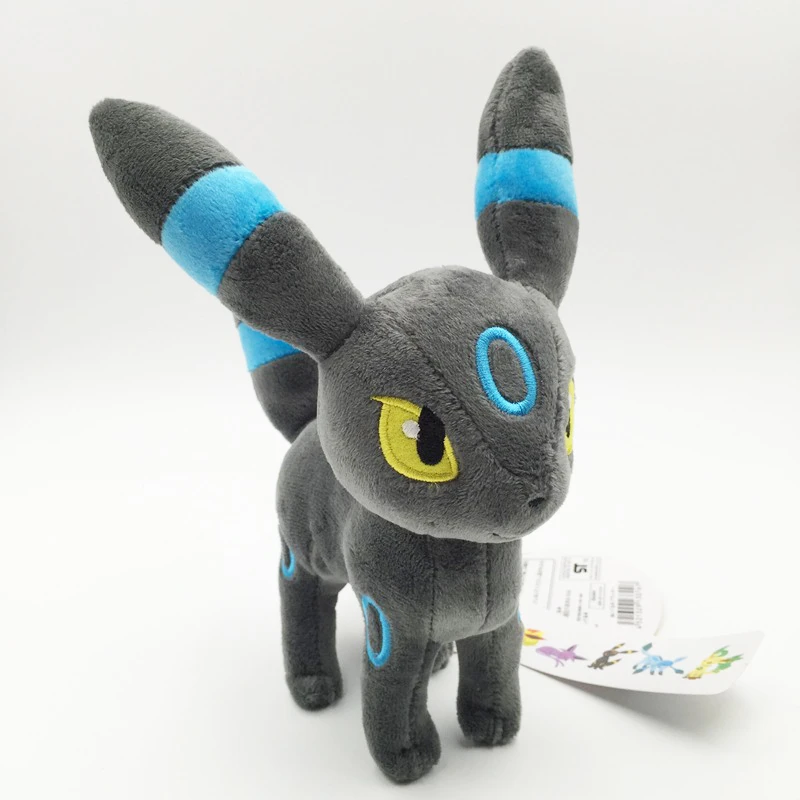 16-23CM Shiny Umbreon Cartoon Animal Stuffed Peluche For Kids Free Shipping