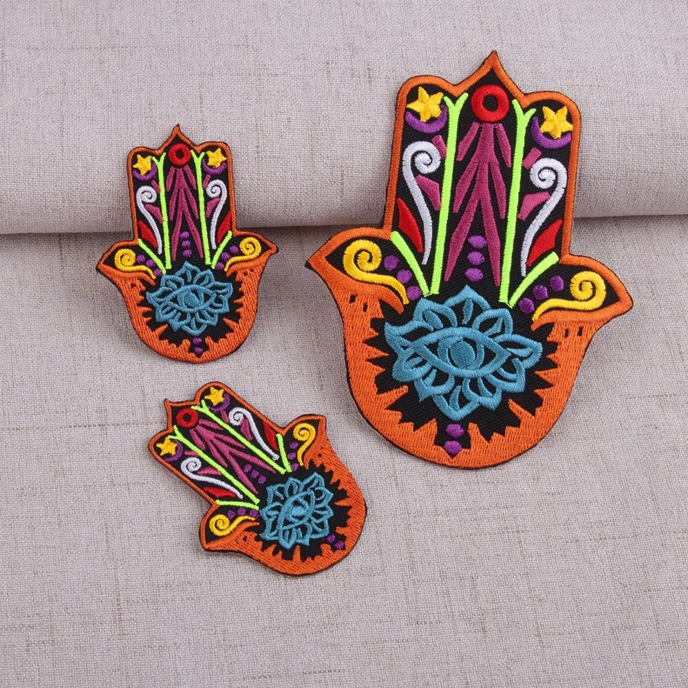 New Arrival Hand Embroidery Patches  Applique Iron On Jeans Or Bags Sewing Supplies Decorative Patches