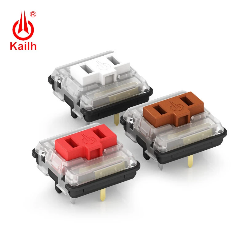 Kailh low profile Switch 1350 Chocolate  Keyboard  Switch  RGB SMD kailh Mechanical Keyboard white stem clicky hand feeling