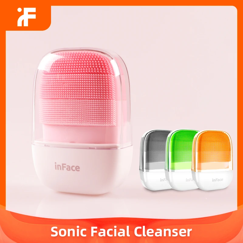 Xiaomi Original inFace Smart Sonic Clean Electric Deep Facial Cleaning Massage Brush Wash Face Care Cleaner Rechargeable Mijia